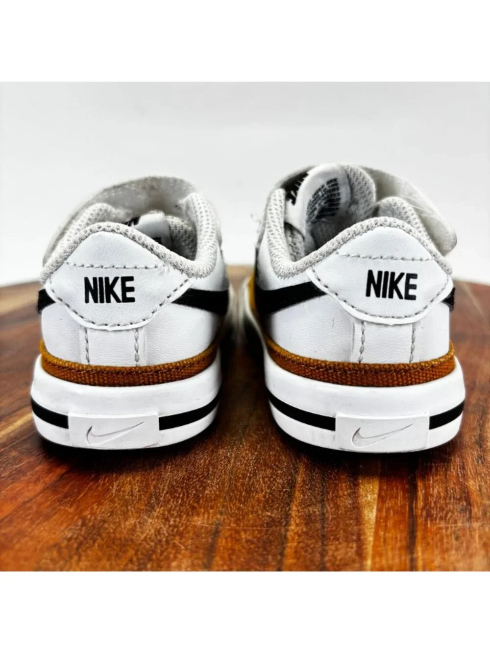 Nike Court Legacy Shoes LV5 Toddler's Size 5C White Desert Ochre DA5382-102